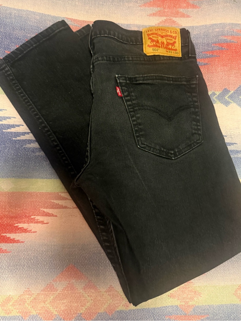 Levi's 502 Straight Jeans in Black